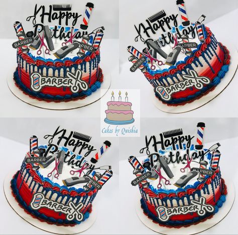 #barbershop #barber #birthday #cake Barber Cakes For Men, Barber Cake Ideas, 27 Birthday, 27th Birthday, Birthday Cakes For Men, Themed Birthday Cakes, Cakes For Men, 50th Birthday Party, 50th Birthday