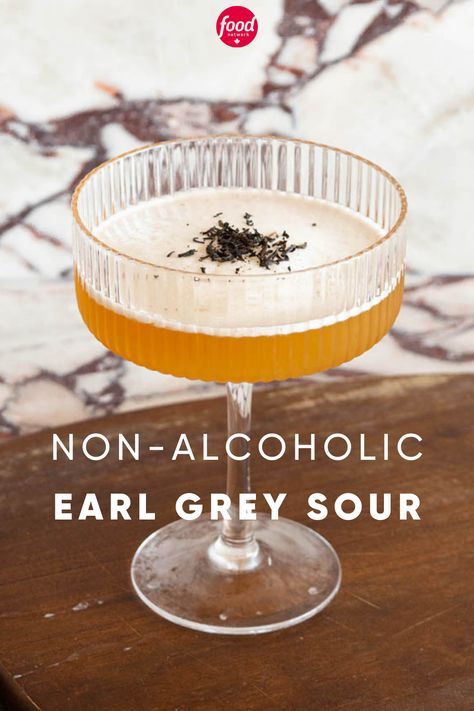 Whether you’re doing a dry month or just taking a step back on your alcohol consumption, this tea-based cocktail is one that’ll have you coming back for more. Sour Food, Best Non Alcoholic Drinks, Alcohol Consumption, Sour Foods, Drink Recipes Nonalcoholic, Food Network Canada, Alcoholic Drink, Fancy Drinks, Mocktail Recipe