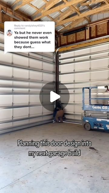 Travis Collins on Instagram: "I'm planning this design into my next garage build.  #garageshop #workshop #garage #overheaddoor #smartdesign #interiordesign #construction #warehouse #mechanic" Mechanic Shop Ideas, Shop Ideas Garage, Construction Warehouse, Garage Build, Garage Workshop Layout, Retro Garage, Workshop Layout, Workshop Garage, Mechanic Shop