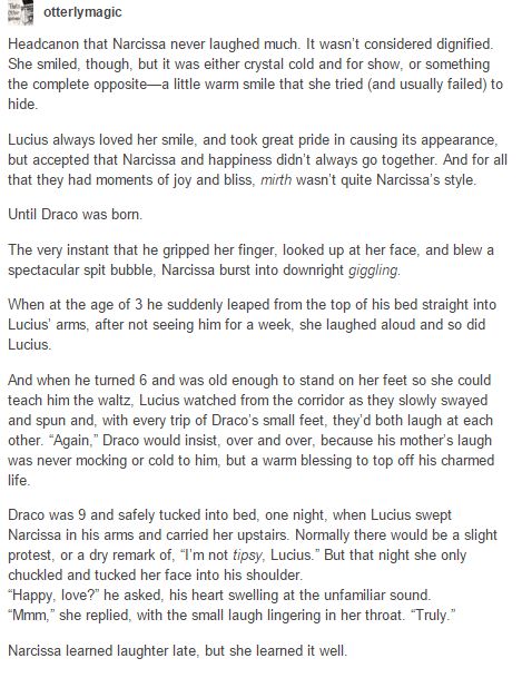 The Malfoys - Draco and Narcissa Narcissa Malfoy And Draco, Lucius Malfoy Headcanon, Narcissa Malfoy And Lucius, Harry And Draco Headcanons, Lucissa Headcanon, Narcissa Malfoy Headcanon, Book Draco Malfoy, Young Narcissa Malfoy, Young Lucius Malfoy
