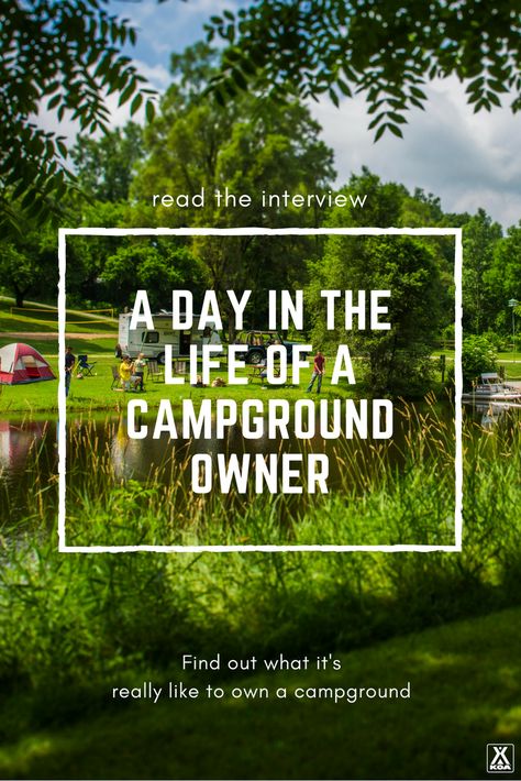 A Day in the Life of a KOA Campground Owner | KOA Camping Blog Campground Owner Ideas, Hip Camp Ideas, Camp Ground Ideas, Campground Ideas Campsite, Campground Business, Campground Ideas, Camping Business, Koa Camping, Magical Village