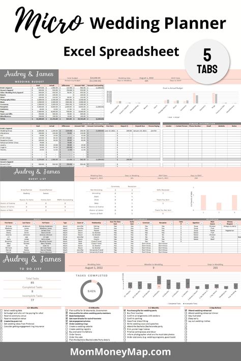 Micro Wedding Planning Excel Spreadsheet Wedding Cost Break Down, Micro Wedding Planning, Small Wedding Planner, Thank You Card Examples, Wedding Planner Outfit, Wedding Spreadsheet, Planning Excel, Seating Arrangement Wedding, Wedding Planner Checklist