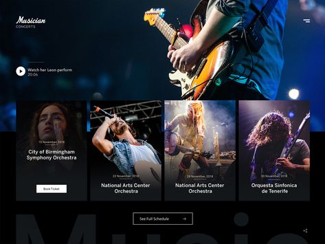 Musician Concerts Website Design by Sunny Rathod Concert Website Design, Music Website Design, Music Studio Website, Music Website Design Layout, Music Concert Website Design, Music Producer Website Design, Japan Website, Musician Website, Journey Concert