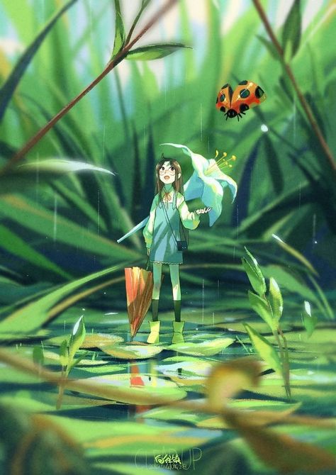 Fantasy Art Landscapes, 판타지 아트, Dreamy Art, About Art, Environment Concept Art, Girls Cartoon Art, Anime Scenery Wallpaper, Environmental Art, Art Anime