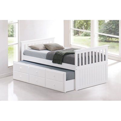 Double Bed For Kids, White Trundle Bed, Twin Captains Bed, Stork Craft, Captain Bed, Pullout Bed, Twin Storage Bed, Bed With Shelves, Bed For Kids