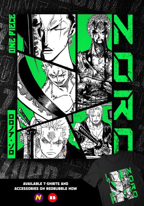 One Piece Zoro T-Shirt Roronoa Zoro T Shirt, Roronoa Zoro Tshirt Design, Zoro Graphic Design, Manga T Shirt Design, Zoro One Piece Tshirt Design, Zoro T Shirt Design, Zoro Tshirt Design, One Piece Graphic Design, Manga Panel One Piece