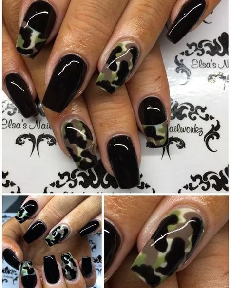 Hiking Nails, Pink Camo Nails, Military Nails, Camo Nail Art, Camo Nail Designs, Camouflage Nails, Painting Nails, Camo Nails, Nails Care