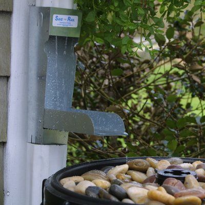 Permaculture Homestead, Rain Barrel Stand, Rain Diverter, Downspout Diverter, Pocket Neighborhood, Water Catchment, Barrel Ideas, Water From Air, Water Harvesting