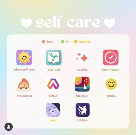 Self Care App, Self Care Apps, Aesthetic Apps Games, Suggested App, Ipad Essentials, Apps For Teens, Study Apps, Secret Websites, Ipad Hacks