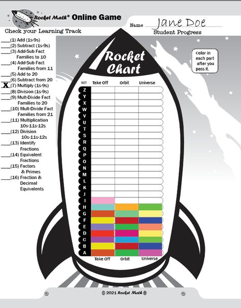 Rocket Math Bulletin Board, Rocket Math, Counting Backwards, Data Wall, Shape Chart, Equivalent Fractions, Fact Families, Classroom Bulletin Boards, Online Tutoring