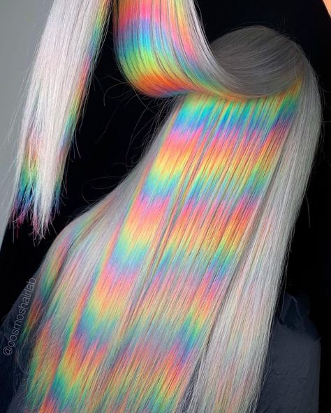 Hidden Rainbow Hair, Soul Tribe, Holographic Hair, Hair Inspired, Rainbow Hair Color, Creative Hair Color, Sisterlocks, Hair Coloring, Crazy Hair Days