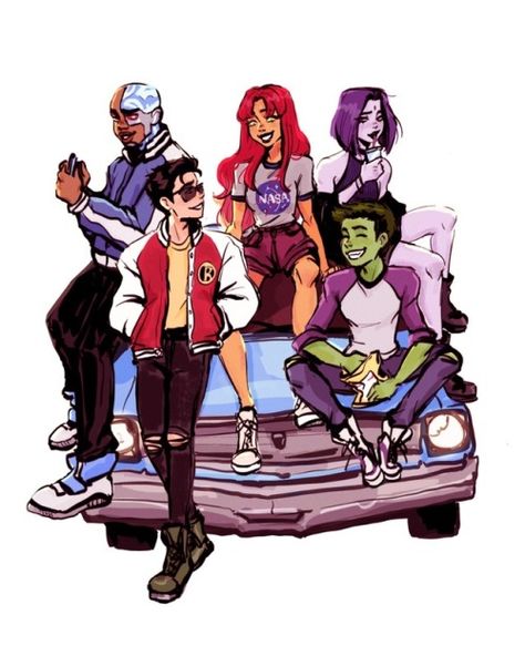 I’m moving into my college dorm and feeling so nostalgic!! @gabriel-picolo ’s high school Teen Titans stuff is so darn cute, I had to Teen Titans, Cartoon Characters, The Story, Comics, Cars