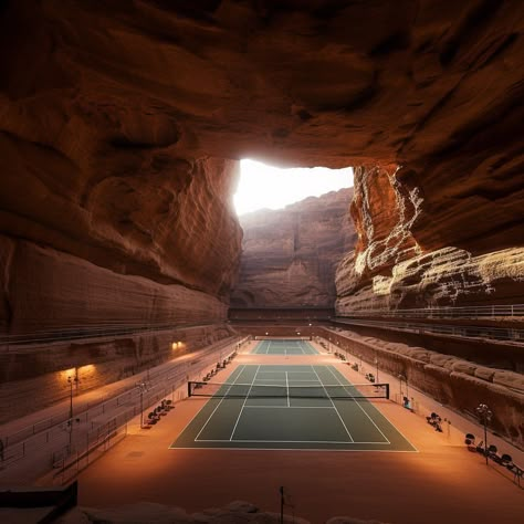 Tennis Court Design, Tennis Club, Pretty Places, Tennis Court, Saudi Arabia, Aesthetic Pictures, Places To Go, The Globe, Places To Visit