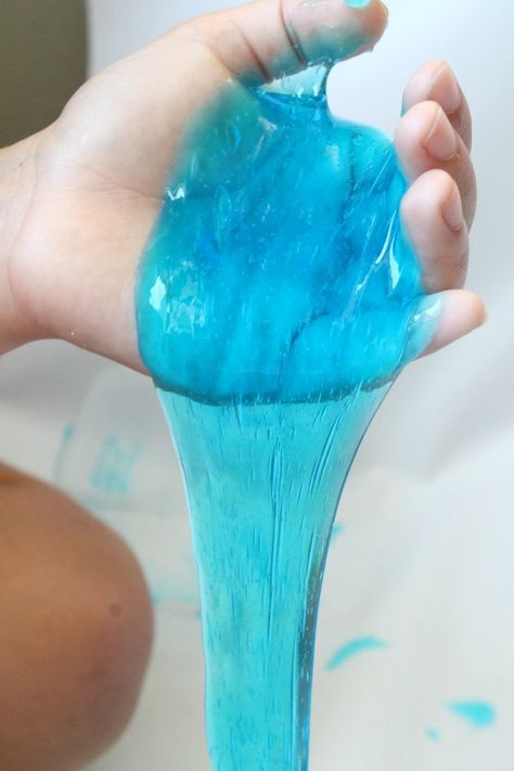 Blue Slime Aesthetic, Diy Clear Slime, Ocean Slime, Shark Crafts, Arctic Seal, Ocean Activity, Purple Slime, Slime Texture, Borax Free Slime