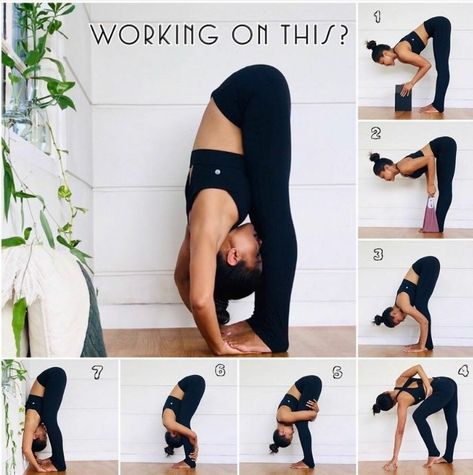 Standing Forward Fold, Yoga Progress, Forward Fold, Yoga Poses Advanced, Dancer Workout, Yoga Posen, Yoga Moves, Relaxing Yoga, Yoga Exercises