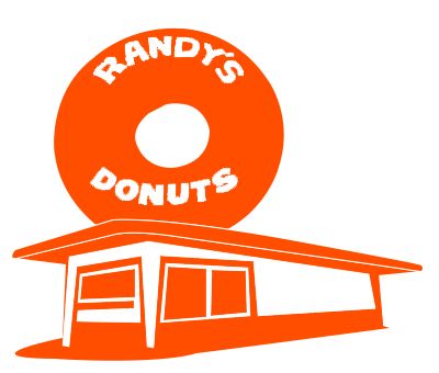 Doughnut Brand Design, Randys Donuts, Donut Box, Brand Advertising, Donut Shop, Secret Recipe, Donuts, Birthday Party