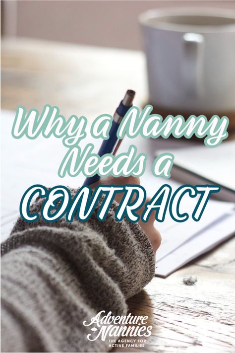 Nanny Contract Template, Nanny Job Description, Nanny Contract, Work Agreement, Daycare Nursery, Employment Contract, The Nanny, Au Pair, Contract Template