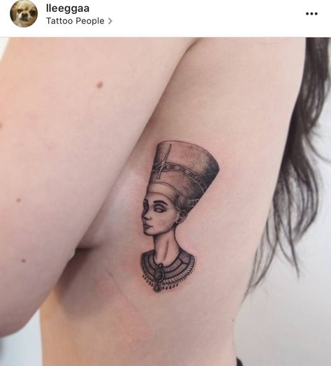 Nefrititi Tattoo, Nefertiti Tattoo Meaning, Small Nefertiti Tattoo Simple, Queen Nefertiti Tattoo Black Women, Nefertiti Tattoo Design Egyptian Goddess, Rihanna Nefertiti Tattoo, Nefertiti Tattoo, Dandelion Tattoo Design, Faith Tattoo On Wrist