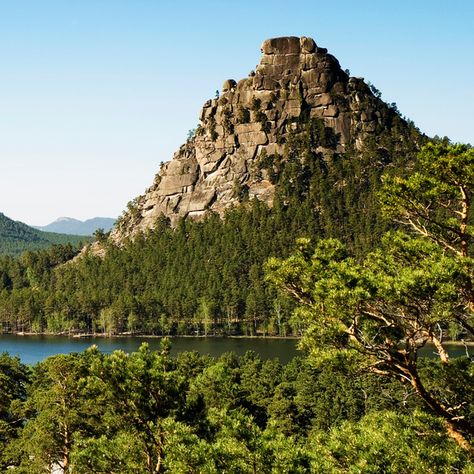 Mount Kokshetau in Borovoe, Kazakhstan Kazakhstan Landscape, Kazakh Vibe, World Cities, City Landscape, Summer Dream, Atlantis, Landscape Paintings, Monument, Places To Visit