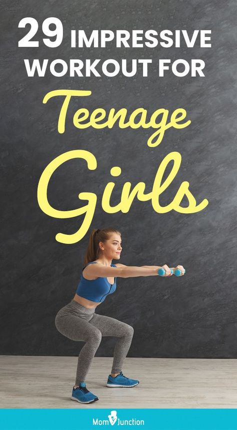 Whether you are a parent looking to motivate your teenager to workout, or a curious teenager looking for some easy-to-do exercises, this MomJunction post with 21 workouts for teenage girls is for you. Teenager Workout, Teenage Workout, Teen Fitness, Teen Girl Workout, Teen Exercise Routine, Workout For Teens, Work Outs For Teen Girls At Home, Exercise For Teenage Girl, Workout For Teenage Girl