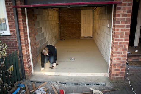 Garage To Room Conversion, Diy Garage Conversion, Garage Door Conversion, Garage Room Conversion, Garage Granny Flat, Garage Conversion To Family Room, Garage Bedroom Conversion, Garage Conversion Ideas, Garage Transformation