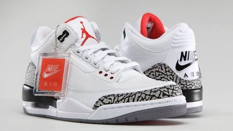 Nike Jordan Iii, Jordans Retro, Jordan Retro 3, Adidas Shoes Outlet, Nike Air Jordans, Air Jordan Sneakers, Nike Free Shoes, Milan Fashion Weeks, Air Jordan 3