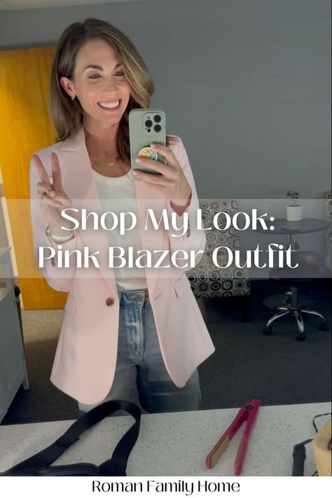 Embrace the perfect blend of bold and chic style with my latest shop my looks LTK link featuring my favorite pink blazer outfit that’s sure to make a statement wherever you go! Whether you’re looking for a brunch blazer outfit, work blazer outfit, or a night out blazer outfit, this loose blazer outfit strikes the right balance between modern elegance and playful flair. Click the link to explore my favorite blazers for women today! Loose Blazer Outfit, Night Out Blazer Outfit, Chic Wardrobe Capsule, Blazer Outfit For Women, Everyday Chic Outfits, Work Blazer Outfit, Pink Blazer Outfit, Blazer Outfits For Women, Work Blazer