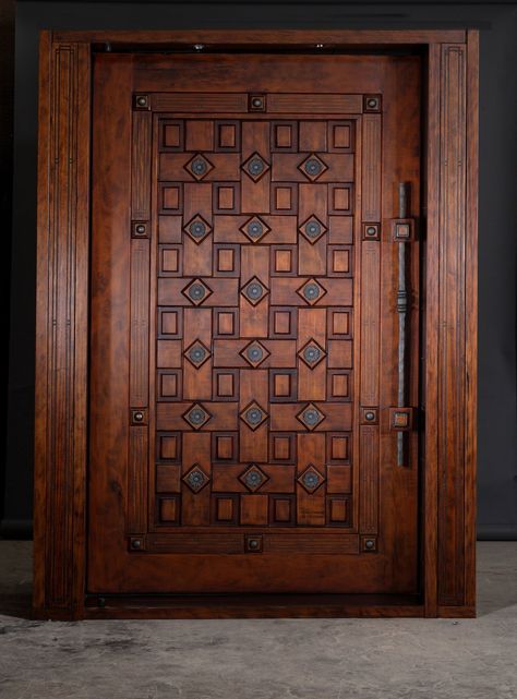 40 Stylish Modern Wooden Door Design Ideas - Engineering Discoveries Entrance Door Decor, Pintu Interior, Wooden Door Entrance, Door Design Ideas, Room Door Decorations, Rustic Front Door, Modern Wooden Doors, Custom Front Doors, Main Entrance Door Design