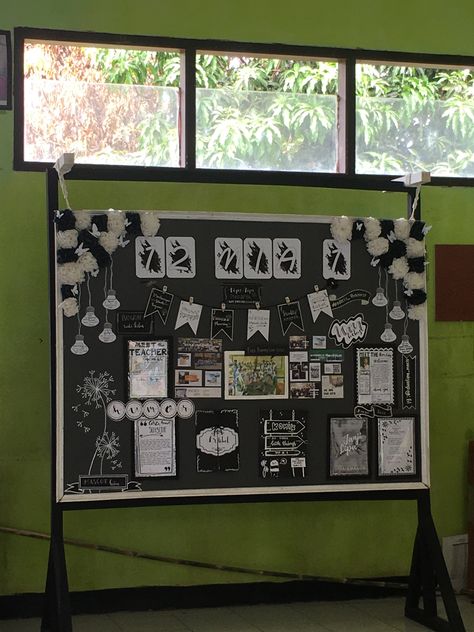 Notice Board Decoration Ideas School Aesthetic, Mading Kelas Ideas, Wall Magazine Ideas School Aesthetic, Ide Mading Aesthetic, Mading Aesthetic, Wall Magazine Ideas School, Notice Board Decoration, Wall Magazine, Twitter Wallpaper