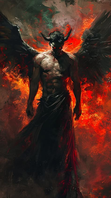 Follow for more!! Dark Fantasy Artwork, Gothic Fantasy Art, Occult Art, Angel Painting, Demon Art, Dark Art Illustrations, Beautiful Dark Art, Scary Art, Angel Art