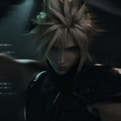 Cloud Ff7 Pfp, Cloud Final Fantasy Pfp, Final Fantasy Widget, Black Hair Boy Pfp, Cloud Pfp Ff7, Cloud Final Fantasy Icon, Cloud Strife Aesthetic, Cloud Strife Gif, Dark Discord Pfp