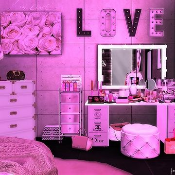 Sims 4 Baddie Decor, Sims 4 Baddie Apartment Cc, Sims 4 Beauty Room Cc, Sims 4 Cc Rooms Living Room, Sims4cc Wallpaper, Bedroom Cc Patreon, Sims 4 Baddie Room Cc, Sims 4 Cc Bratz Decor, Sims 4 Cc Baddie Furniture Patreon