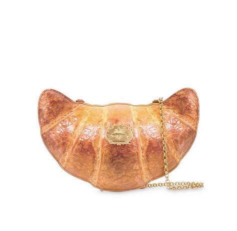 Moschino croissant purse bag Funky Purses, Croissant Bag, Moschino Bag, Moschino Bags, Perfect Purse, Fame Dr, Key To My Heart, Bags Aesthetic, Designer Crossbody Bags