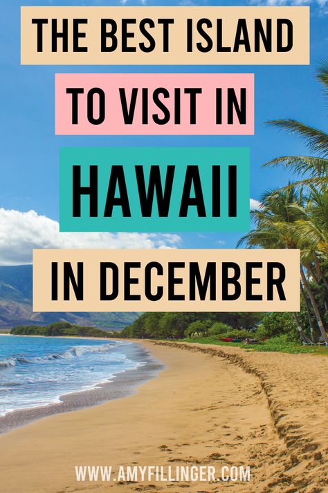 Best Island To Visit In Hawaii, What To Wear In Hawaii In December, Best Hawaiian Island To Visit, Winter In Hawaii, Kahului Hawaii, Hawaii December, Christmas In Hawaii, Best Hawaiian Island, Hawaii In December