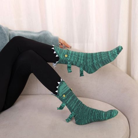 https://ashlen.co/ Alligator Socks, Shark Socks, Cable Knit Tights, Navy Tights, Funny Creatures, Bombas Socks, Socks Collection, Pink Tights, Sublimation Ideas Projects Inspiration