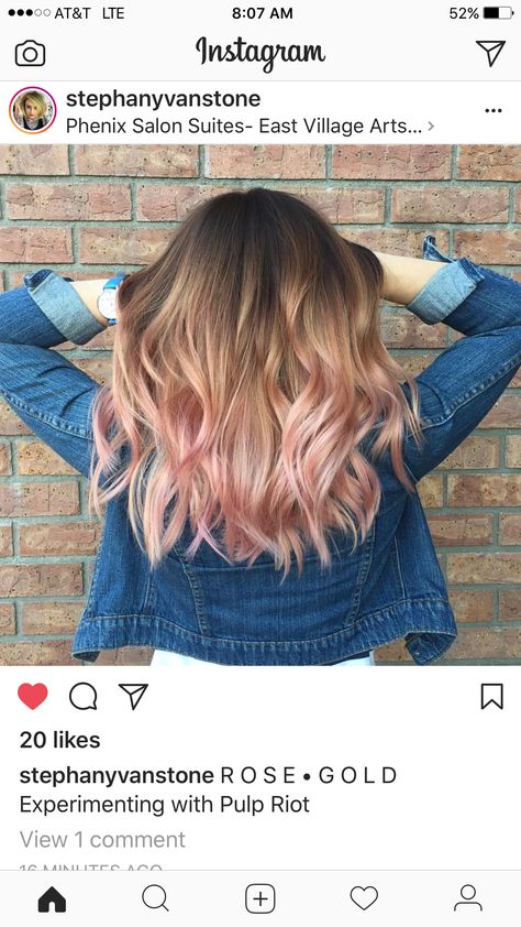 Pastel Pink Bayalage Hair, Pink Baylage Hair Blonde, Soft Pink Balayage, Bronde Balayage With Pink, Rose Gold Lowlights Blondes, Rose Gold Hair Ombre Balayage, Balayage With Pink, Pink Balayage Blonde, Light Pink Highlights In Brown Hair