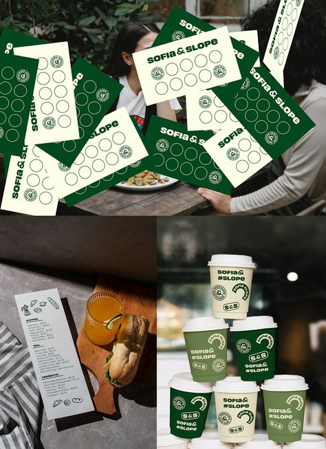 Brand Identity for a cafe on Behance Cafe Brand Identity Design, Cafe Brand Identity, Coffee Shop Brand Identity, Coffee Brand Identity, Cafe Branding Identity, Shop Branding Design, Cafe Branding Design, Graphic Designer Studio, Modern Coffee Shop