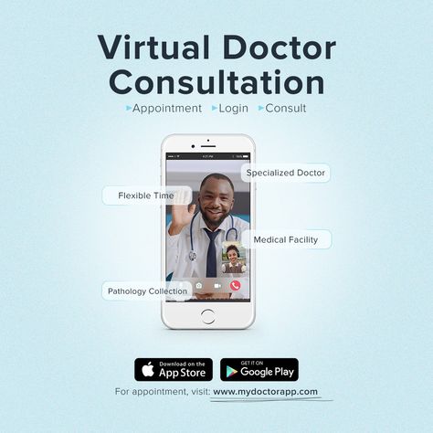 Design for a virtual consultation app Virtual Consultation, Health Plus, Social Media Designs, Medical Tourism, Media Sosial, Poster Ideas, Social Media Design Graphics, Design Graphics, 100 Days