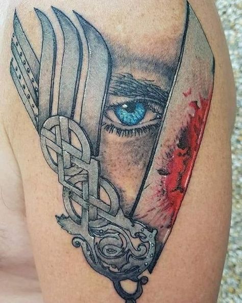 Awesome body artwork   #vikings #vikingstattoo #tattoo via... #historyvikings #vikings #lothbrok Vikings History Vikings Vikings Series Lothbrok HVITSERK Norse God Quotes Tattoos, Ragnar Lothbrok Tattoo, Body Artwork, Vikings Series, Ivar Vikings, Vikings History, Shield Tattoo, Viking Images, Viking Tattoo Symbol