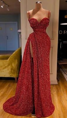 Fred Weasley | Your Yule Ball Dress and Date - Quiz Dresses With Split, Prom Dress Pictures, Red Prom Dresses, Custom Prom Dress, Red Prom, Gala Dresses, Long Red, Glam Dresses, Red Prom Dress