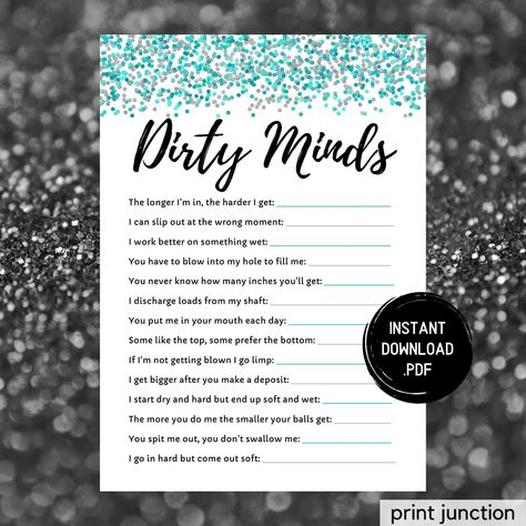 Dirty Minds, Adult Party Games, Printable Birthday Games, Birthday Game, 30th Birthday Games, Fun Birthday Games, Games For Adults 30th Games Party Ideas, Dirty 30 Birthday Party Games, 30th Birthday Activities, Fun Birthday Games, Birthday Party Games For Adults, 30th Birthday Party Games, Dirty 30 Birthday Party, Dirty Thirty Party, Dirty 30 Party