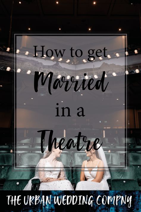 Want to get married in a theatre or any other city centre wedding venue then this is the blog for you. Hints and tips from royal exchange theatre about getting married in a city centre wedding venue. For cool, urban moderns stylish couples. Theatre Wedding Ideas, Wedding In Theatre, Theatre Wedding Ceremony, Rialto Square Theater Wedding, Movie Theater Wedding, Centre Stage Movie, Creepy Wedding, Movie Wedding, Stylish Couples