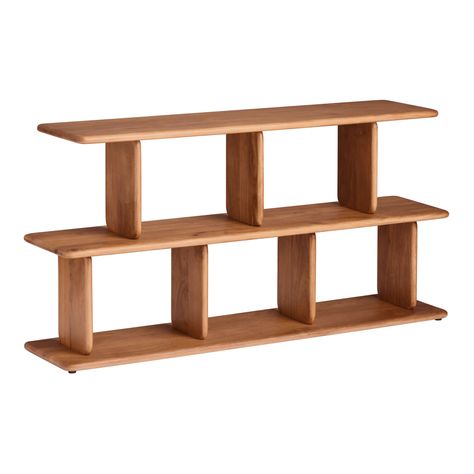 You'll love the Warner Low Natural Mango Wood Modern Bookshelf at World Market. Browse our entire collection of Bookcases, available online or at one of our 270+ stores. Plywood Bookshelves, Horizontal Bookshelf, Low Bookshelf, Horizontal Bookcase, Oak Bookshelves, Low Bookshelves, Low Bookcase, Modern Bookshelf, Apartment Diy