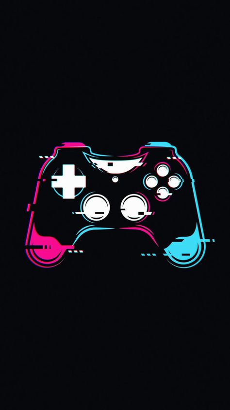 Controller setup In The Dark, Video Game, Gaming, Neon, Wallpapers, Iphone, Black