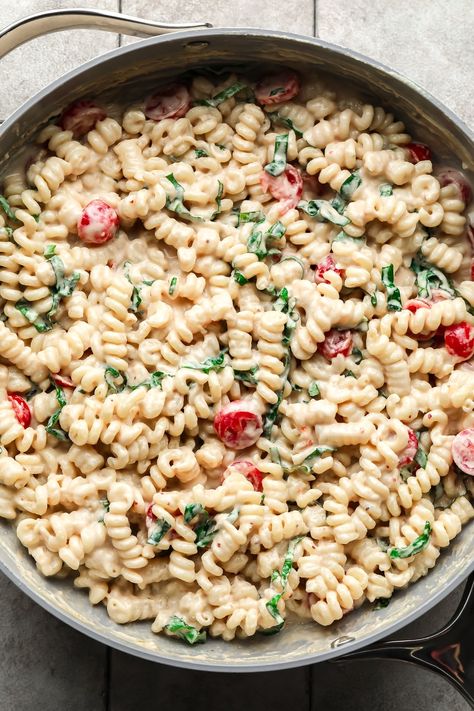 Creamy Tahini Pasta, Vegan Tahini Pasta, Tahini Pasta Sauce, Tahini Recipes, Tahini Pasta, Nora Cooks, Vegan Pasta Sauce, Vegan Pasta Salad, Easy Pasta Sauce