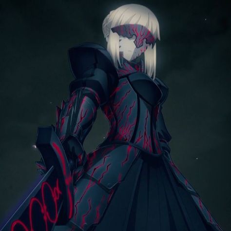 Fate Stay Night Movie, Saber Fate Grand Order, Artoria Alter, Dark Saber, Black Clover Wallpaper, Saber Alter, Scathach Fate, Clover Wallpaper, Scary Monster