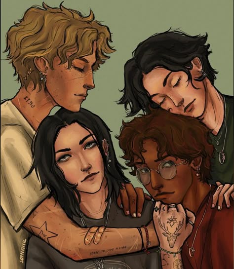 Art by sophithil Remus And Sirius, Marauders Fan Art, Black Sisters, Harry Potter Ships, Regulus Black, Harry Potter Headcannons, All The Young Dudes, Lily Evans, Remus Lupin