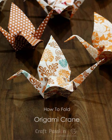 Origami Crane Tutorial, Origami Flapping Bird, Origami Duck, Origami Penguin, Flapping Bird, Origami Birds, Paper Cranes, Origami Patterns, Origami Bird