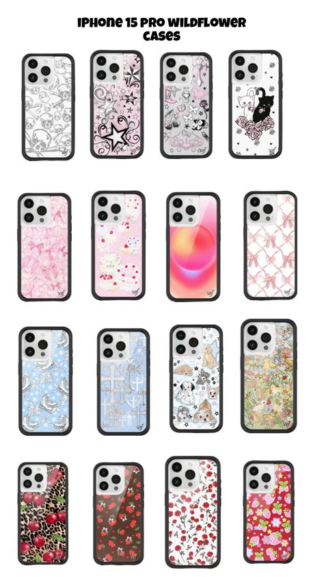 #iphone #iphone15pro #wildflowers #wildflowercases #phonecase Wildflower Cases, Iphone Obsession, Cute Cases, Cute Phone Cases, Your Aesthetic, Connect With People, Creative Energy, Phone Cases Protective, Wild Flowers