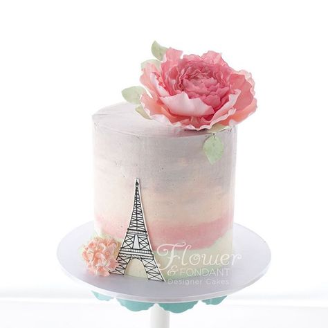 Cookies For Wedding, Paris Birthday Cakes, Bolo Paris, Paris Themed Cakes, Chocolate Butter Cake, Paris Cake, Eiffel Tower Cake, Chocolate Brownie Cake, Paris Cakes